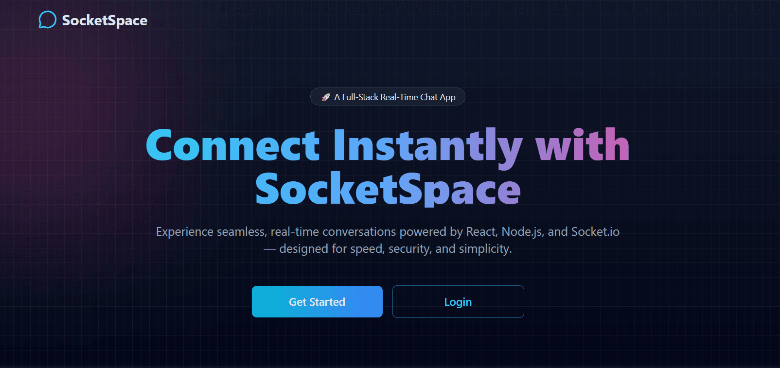 SocketSpace - Real-Time Chat Application